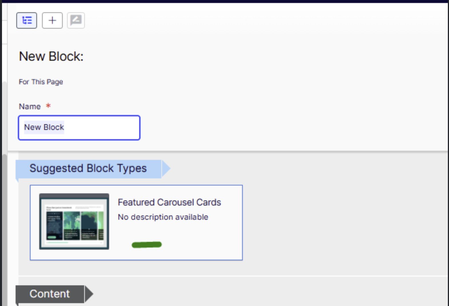 Add Featured Carousel Cards